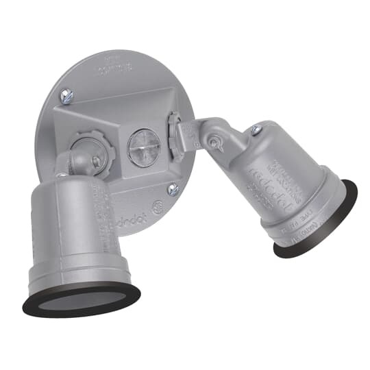 S513E-RL Red Dot Low Voltage Lampholder With Round Cover, 150 W Lamp, 12 V DC, 0.45 A