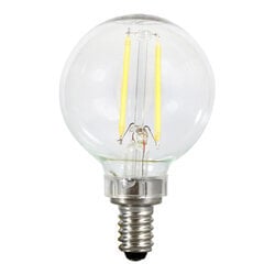 LED5.5G16.5CDIM950CL13YTLBL2/40853 Natural Series Dimmable LED Lamp, 5.5 W, 60 W Incandescent Equivalent, E12 Lamp Base, G16.5 Shape, 500 Lumens