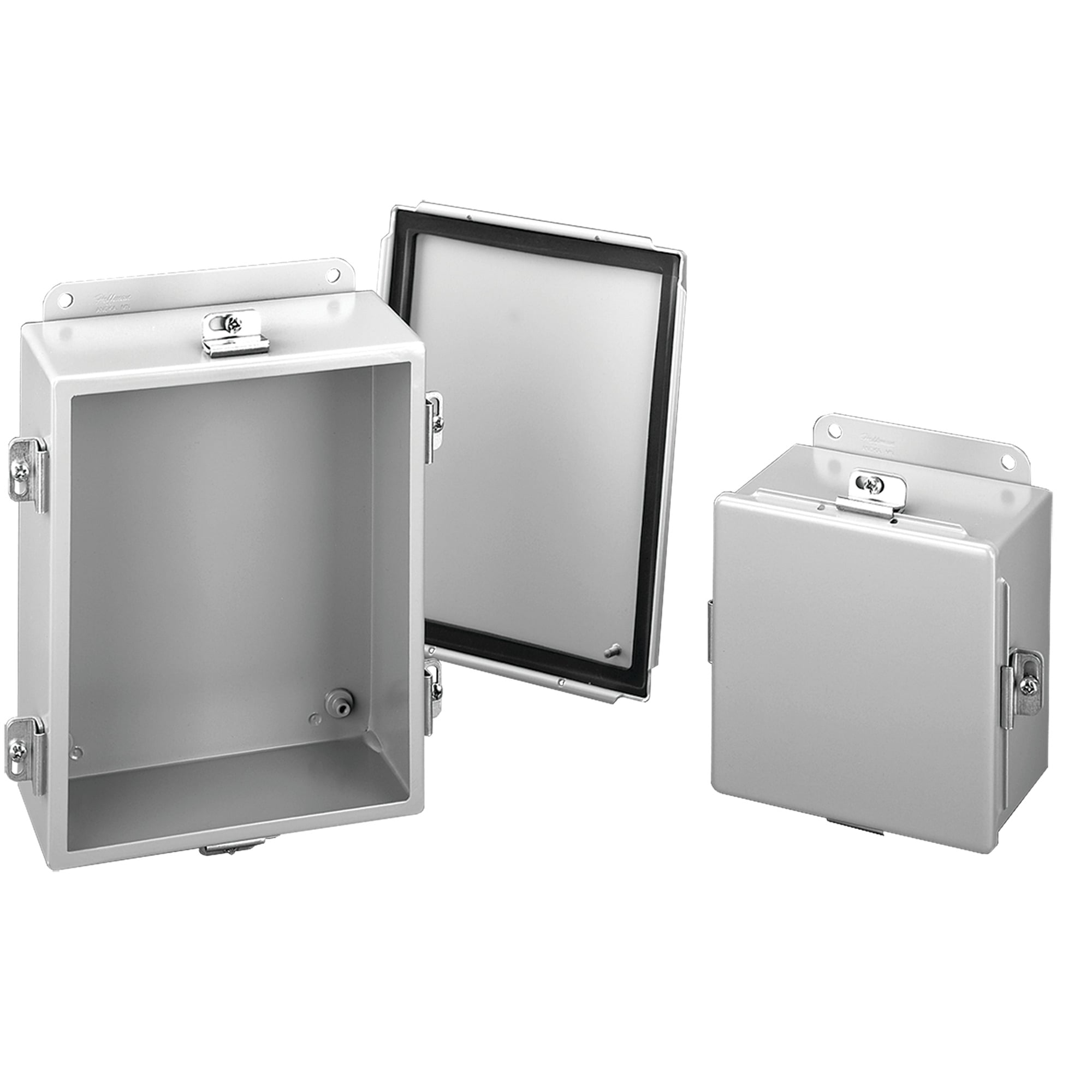 A604NF Junction Box, 6 in H x 4 in W x 3 in D, Screw Clamp/Solid Cover, NEMA 4/IP66 NEMA Rating, Steel
