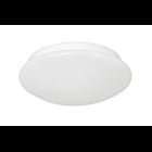 Skeet Xl 12In 12W, LED, 3000k, 120V Triac, Dimmable with round Basic Lens, White
