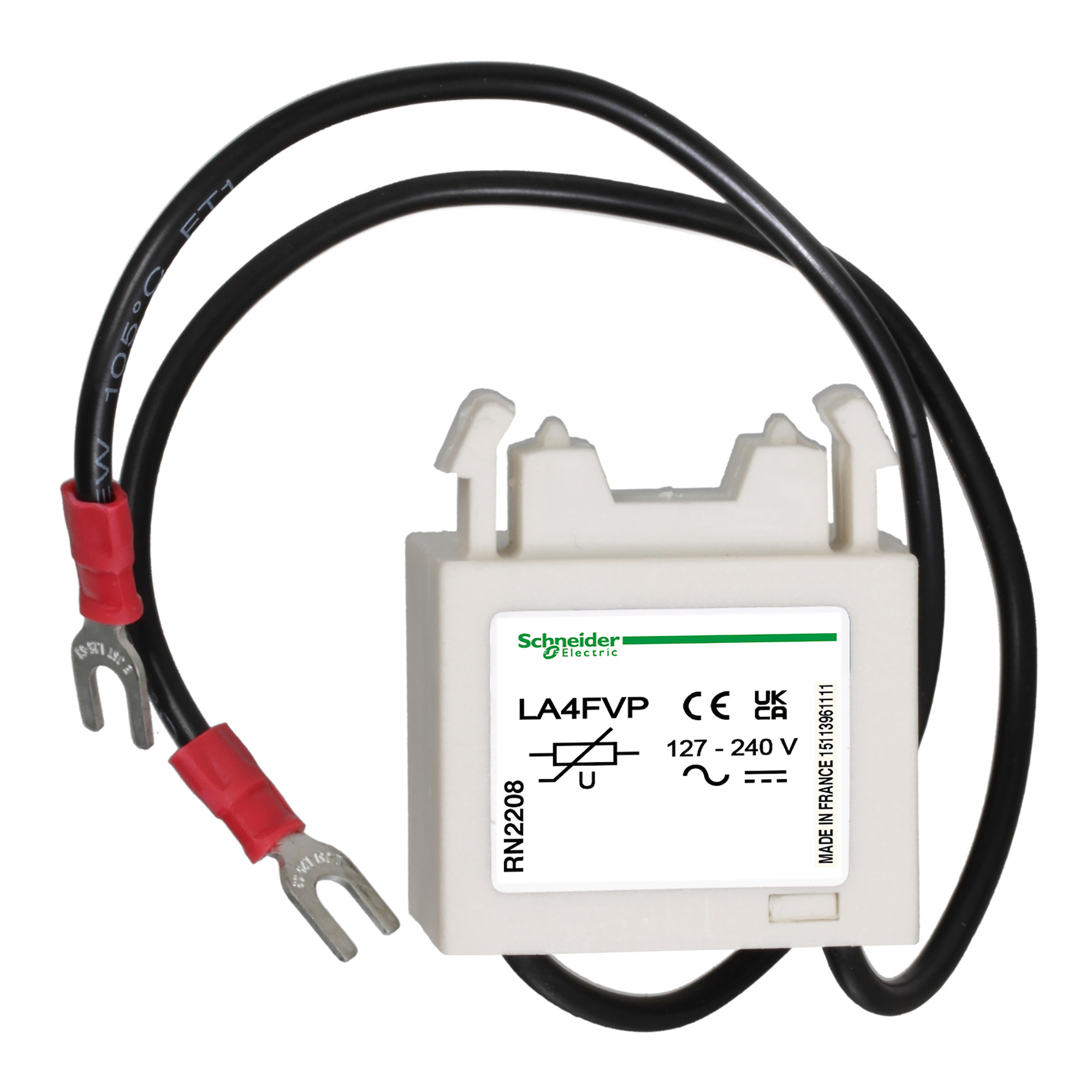 LA4FVP TeSys F Suppressor Module, For Use With TeSys F LC1F Series Contactor