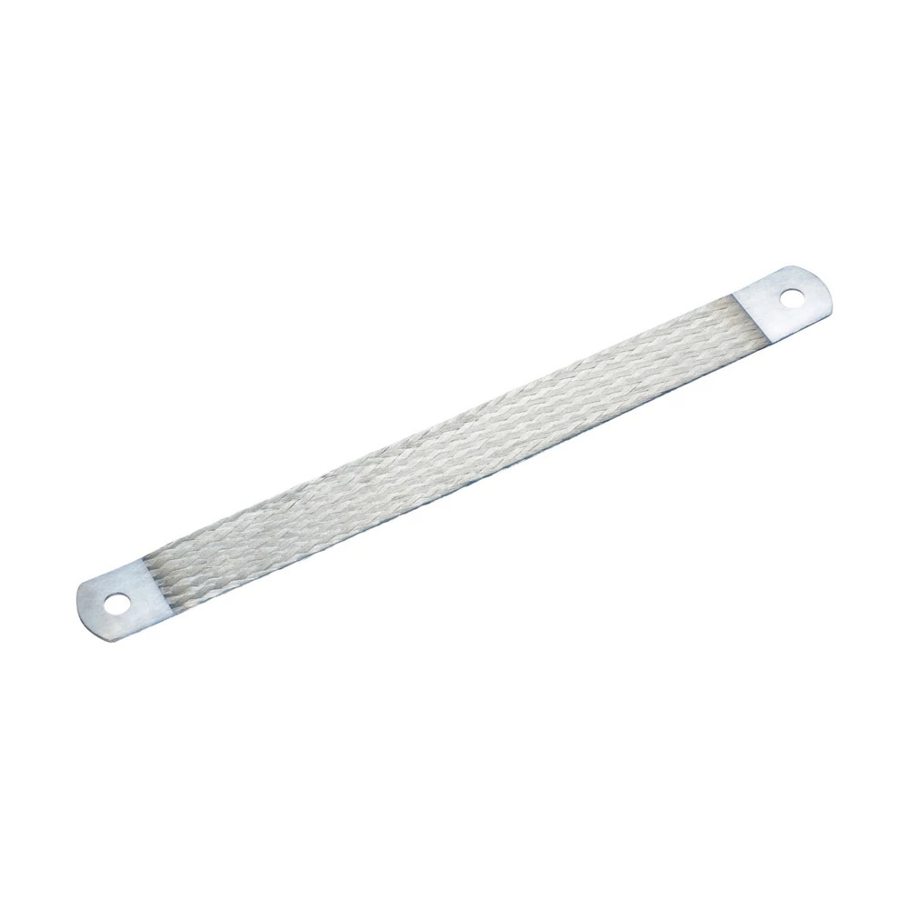 MBJ10-300-6 MBJ ERI3 Grounding and Bonding Braid, 11.811 in L x 0.433 in W, 75 A, 0.256 in Mounting Hole