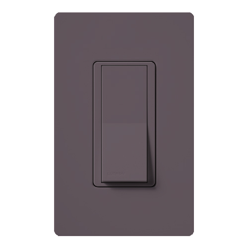 SC-1PS-PL Diva Satin Colors Designer Style Paddle Switch, 120/277 V AC, 15 A, 60 Hz, 1 Poles