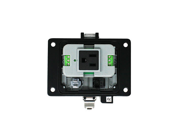 P-R2-K2RF3 Bulkhead Computer Port Connector Interface, Plastic Housing
