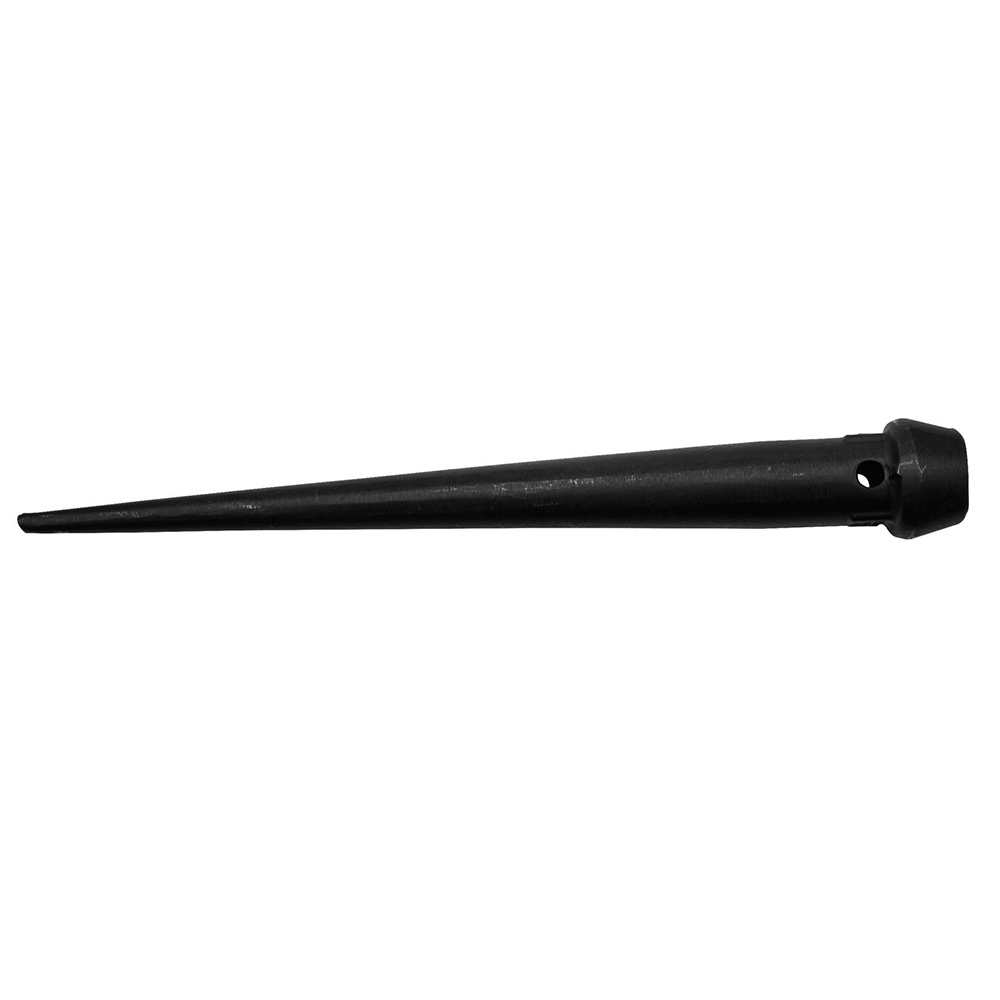 3255TT Broad Head Bull Pin With Tether Hole, 5/16 in Pointed Tip, 13-3/4 in OAL, Alloy Steel Tip