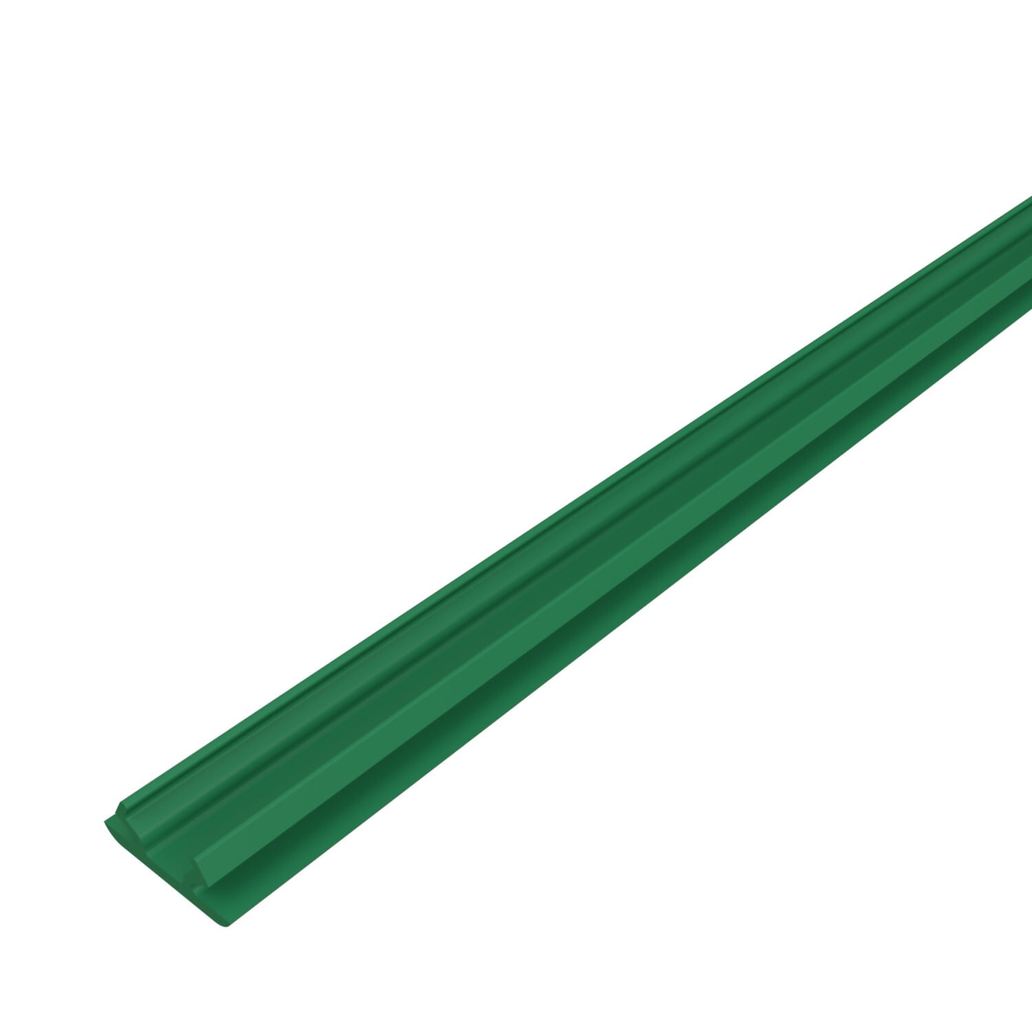 P6184P-10GR Closure Strip, 10 ft L x 0.706 in W, For Use With 13/16 in W Series Channel, PVC, Perma-Green III