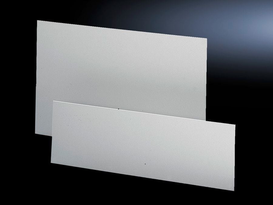 6028014 Front Panel With M5 Threaded Bolt, 520 mm W x 400 mm H, Aluminum