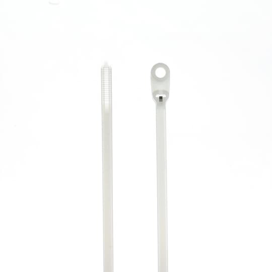 TY5354M Ty-Rap Integrated Mounting Hole Cable Tie, 14.6 in L x 0.18 in W x 0.04 in THK, Nylon/Polyamide 6.6