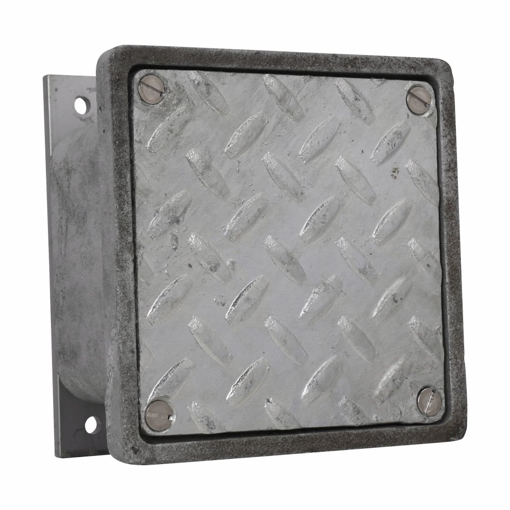 WJBF161206 External Flanged Heavy Duty Conduit Junction Box, 16 x 12 x 6 in, For Use With Conduit System, Feraloy Iron Alloy