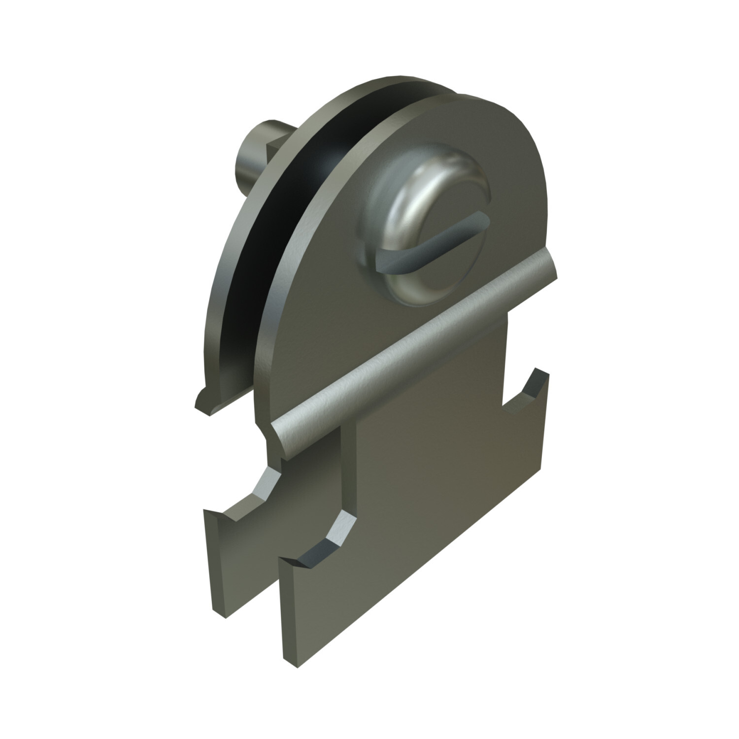 P2038-EG Pipe Clamp, 800 lb Load, 2 in OD, HRPO Steel