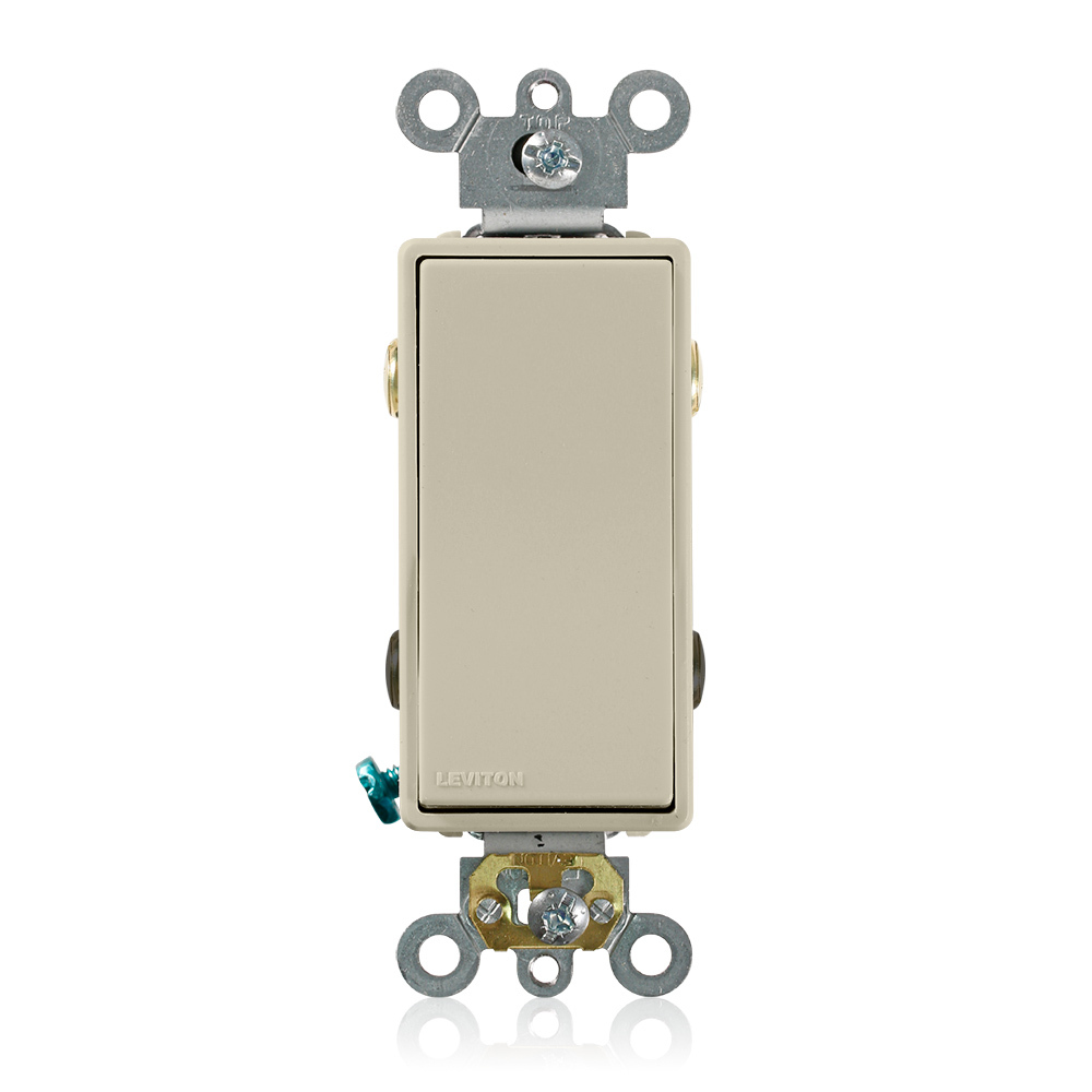 5624-2I Self-Grounding AC Quiet Switch, 120/277 V AC, 20 A, 1 hp, 2 hp Power Rating