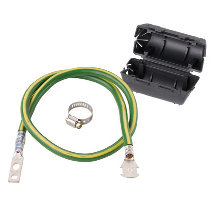 ACG24K StructuredGround Armored Cable Grounding Kit, For Use With Up to 0.84 in Dia Unjacketed Armored Cable, Aluminum/Steel, Green/Yellow