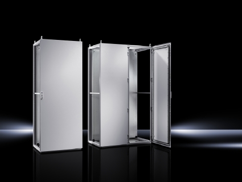 8006510 TS Series Baying Enclosure System With Double Door, 1000 mm W x 600 mm D, IP55/IK09, Steel