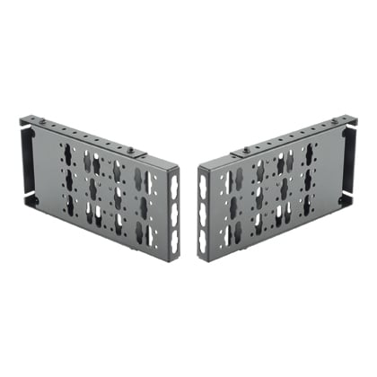 2-Post Rack PDU Mounting Bracket Kit, Steel, Black