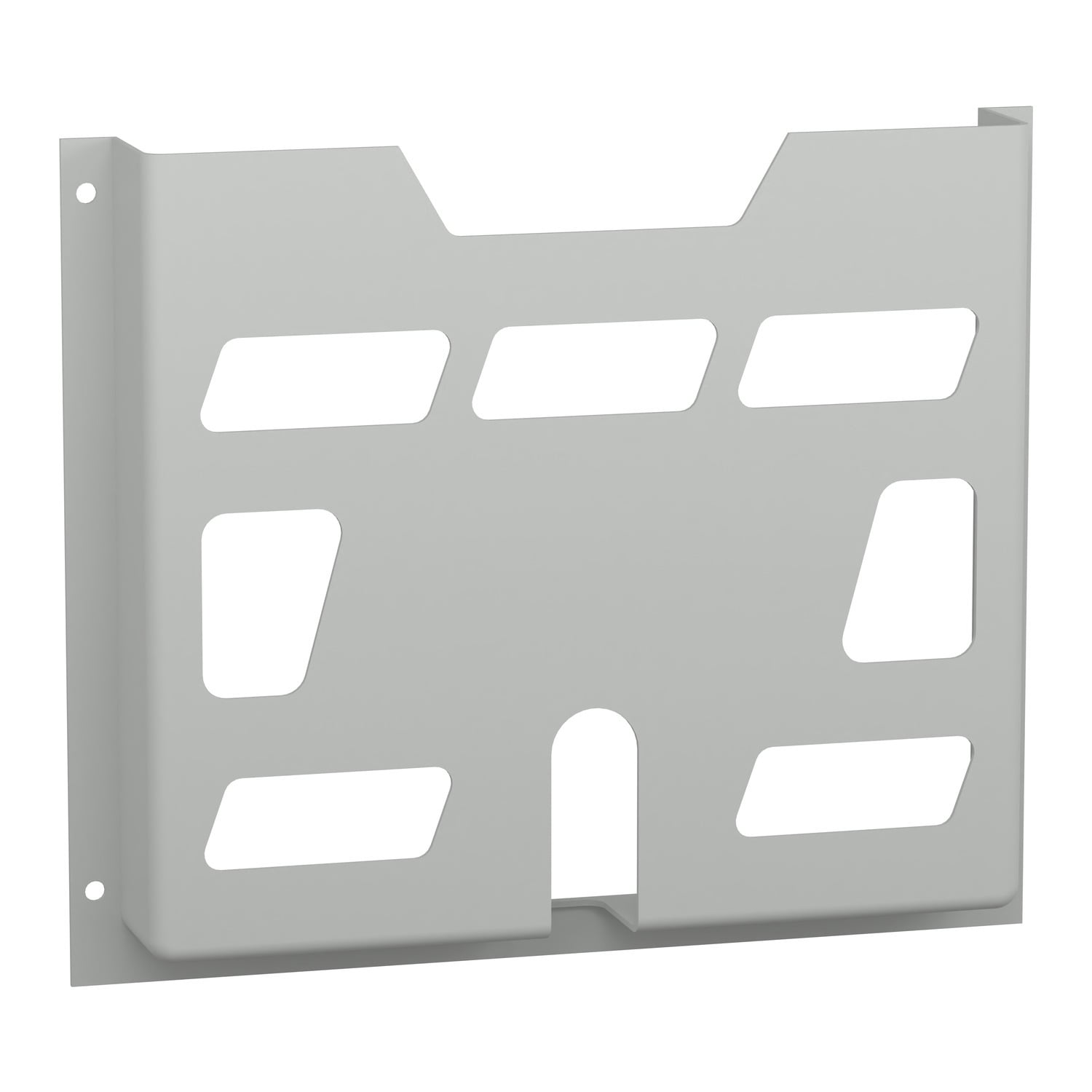 NSYDPA44 Door Mount A4 Document Pocket, 10.94 in W x 1.57 in D x 9.21 in H, For Use With Thalassa and Spacial SF, SM Floorstanding Steel Enclosures, Polystyrene, Gray
