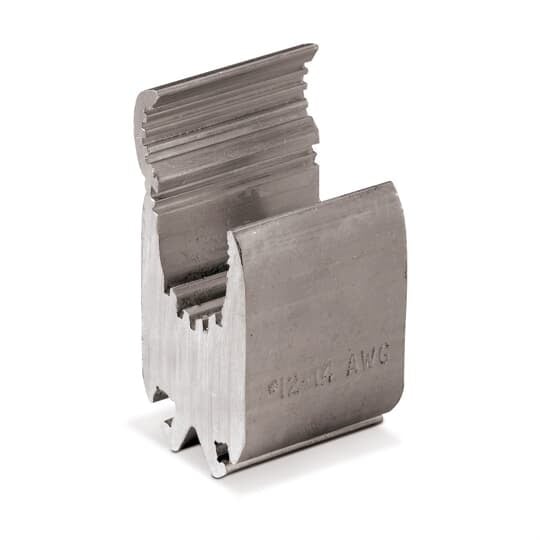 WR502 Blackburn Type H Wide Range Compression Tap Connector, H Shape, 4/0 to 3/0 AWG ACSR/Stranded Main/Run, 8 to 10 AWG Stranded, 6 to 10 AWG Solid Tap A, 12 to 14 AWG Stranded, 12 to 14 AWG Solid Tap B Tap, Aluminum