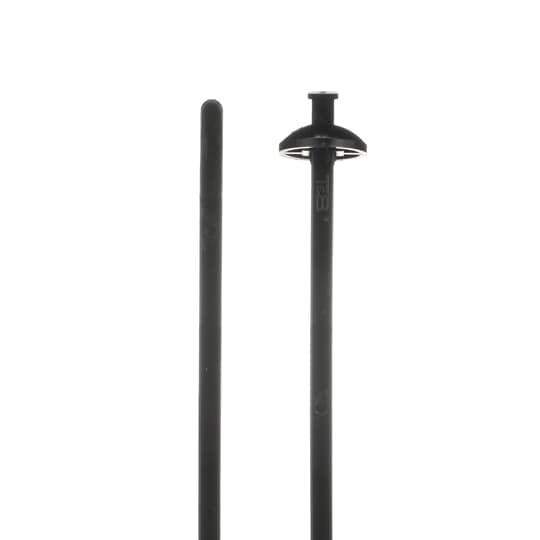 TY41M Ty-Rap Button Head Cable Tie, 9.6 in L x 0.22 in W x 0.66 in THK, Nylon/Polyamide 6.6