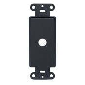 80400-E Decora Combination Adapter, For Use With Rotary Dimmer Fits Over 0.406 in Dimmer Shaft, 0.406 in Cutout Size, Plastic, Black