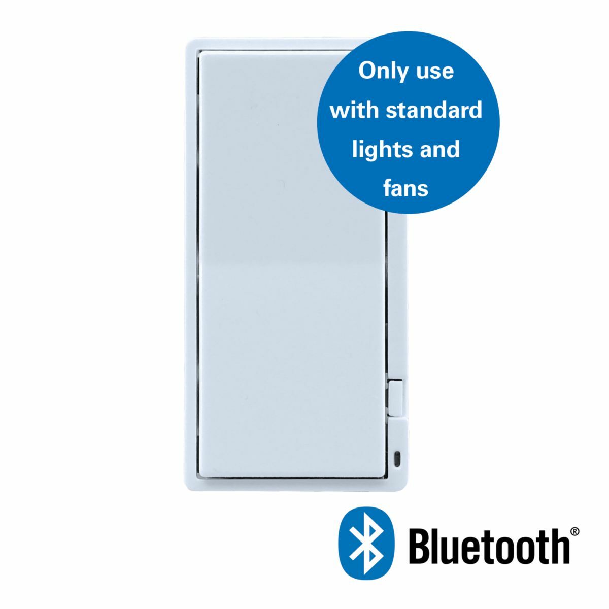 HIWMAS1BLE40AWH Halo HIWMAS 1st Generation Smart Switch, On/Off Operation, 120 V, 35 ft