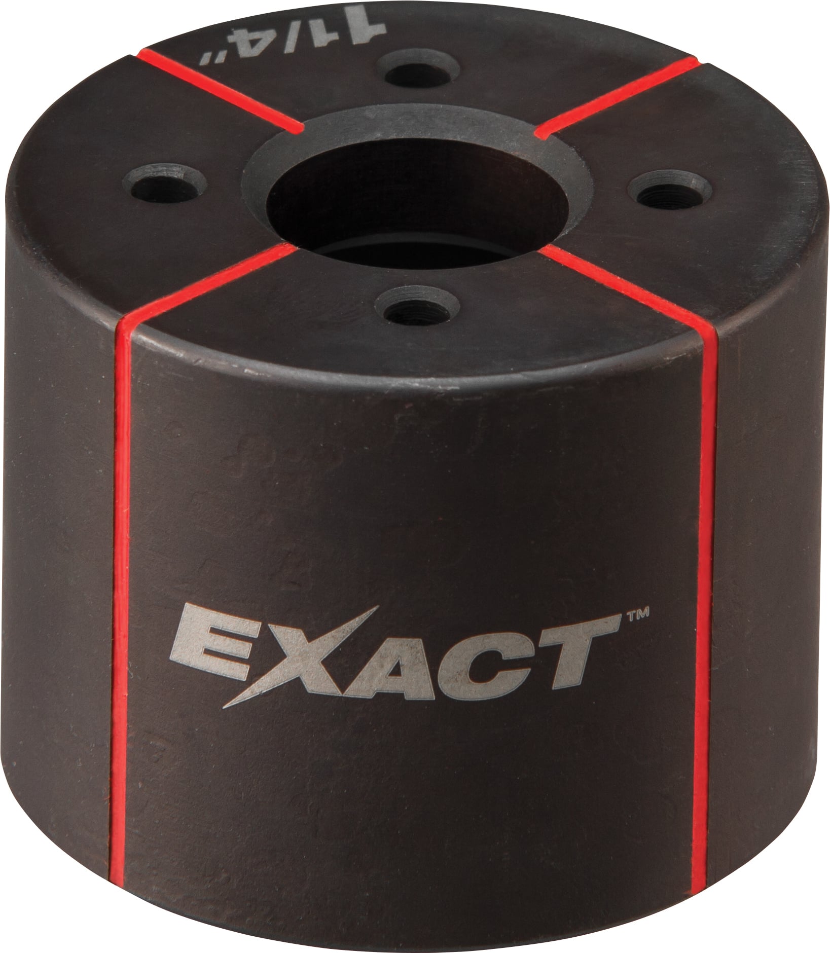 49-16-2666 Exact Knockout Die, 1-1/4 in Conduit/Pipe, Steel, 10 ga Mild Steel/12 ga Stainless Steel