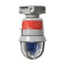 EXS301R/120 Hazard-Gard EXS Explosionproof Strobe Light, 120 VAC, Ceiling Mount, Red Lens