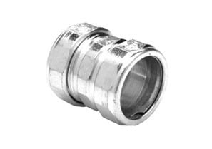 262-US Bridgeport Compression Coupling, 1 in, For Use With EMT Conduit, Steel, Zinc Plated