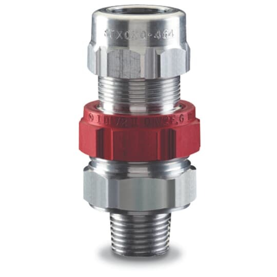 STX050-464 T&B Star Teck Teck Cable Connector, 1/2 in Trade, 0.6 to 0.76 in Cable Openings, Aluminum
