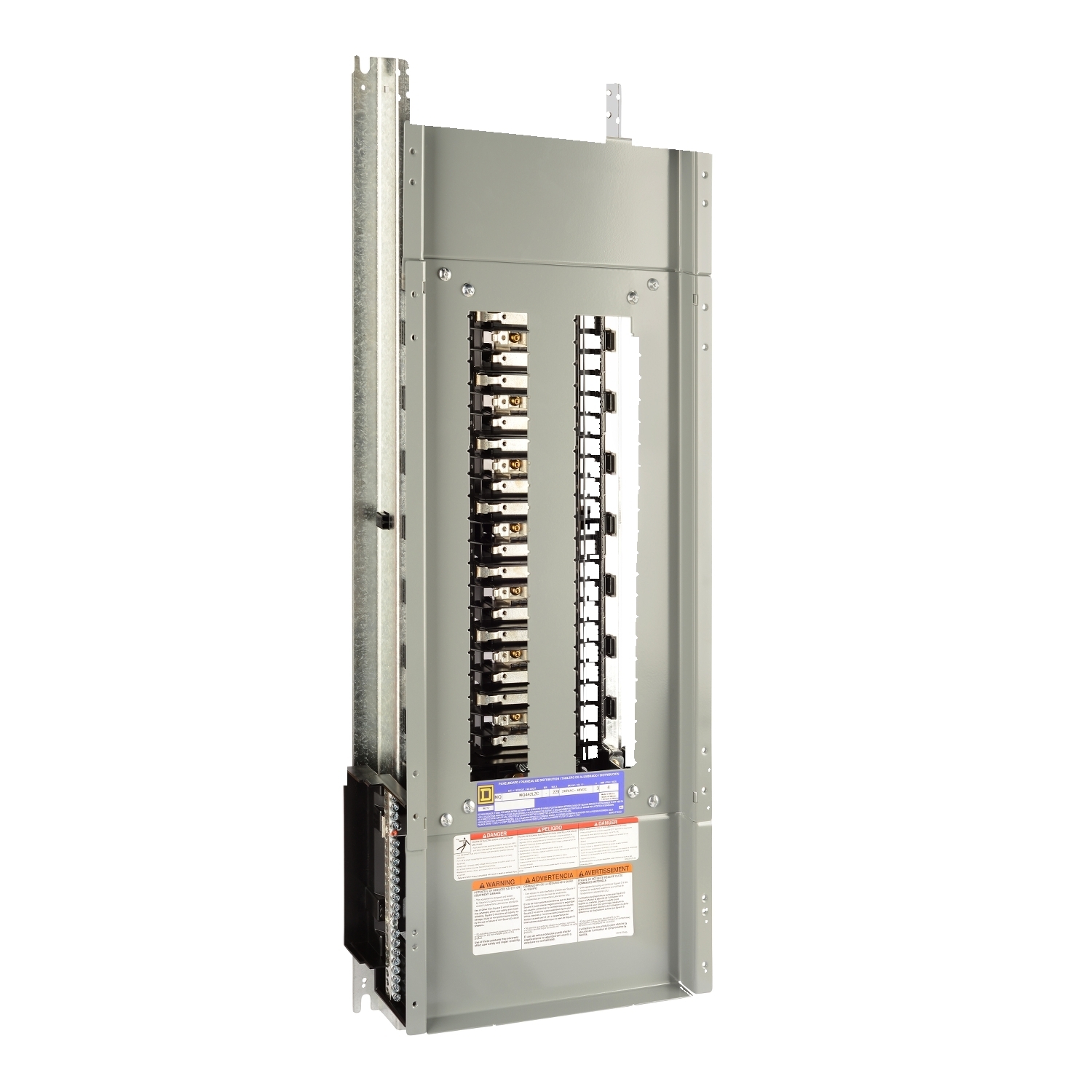 NQ442L2C14 NQ Series 3-Phase Panelboard Interior, 240 V AC/48 V DC, 225 A, 42 Spaces, 65000/100000 A SCCR