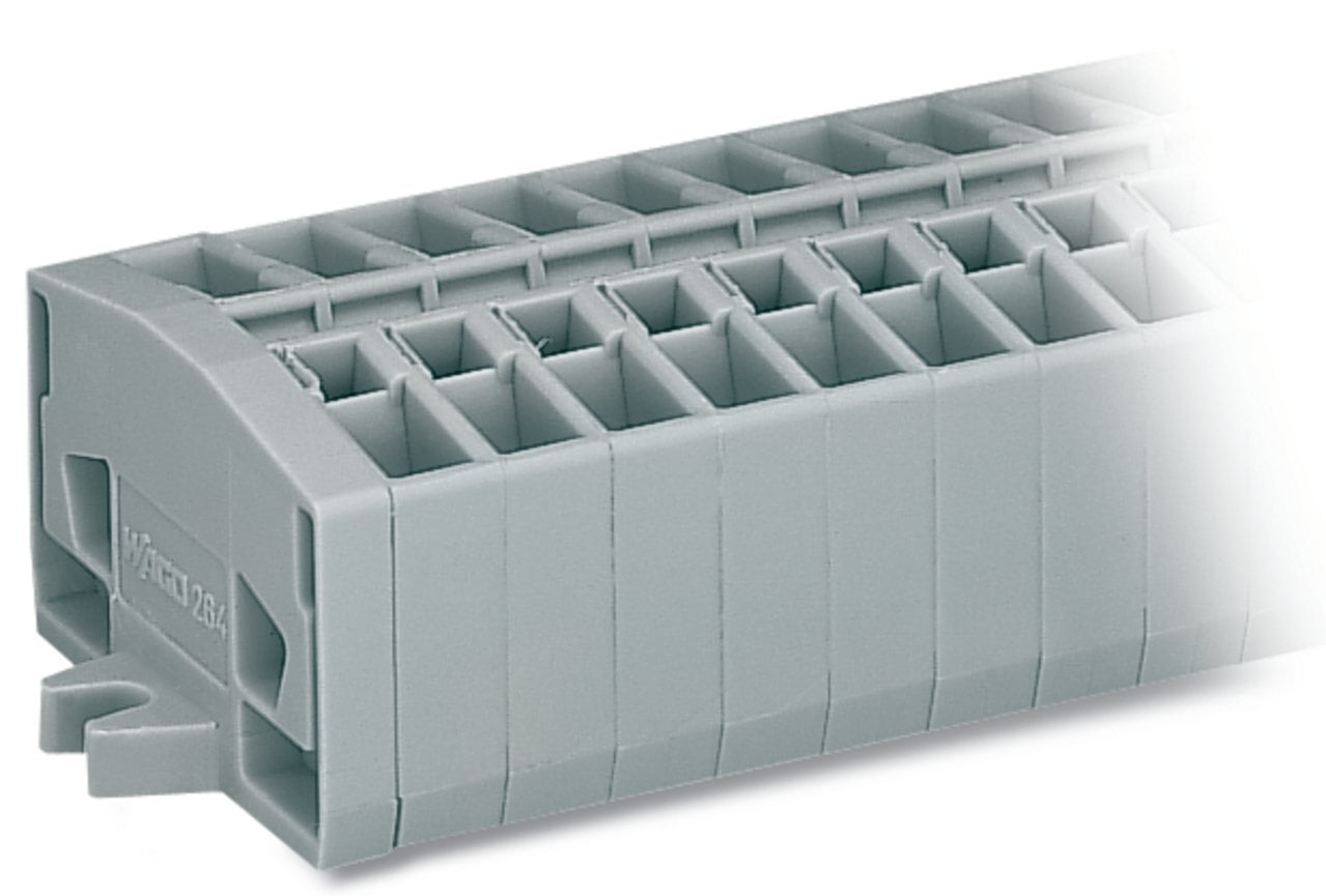264-109 Operating Tool Terminal Strip, 28 to 12 AWG Conductor, 0.31 to 0.35 in L, Polyamide