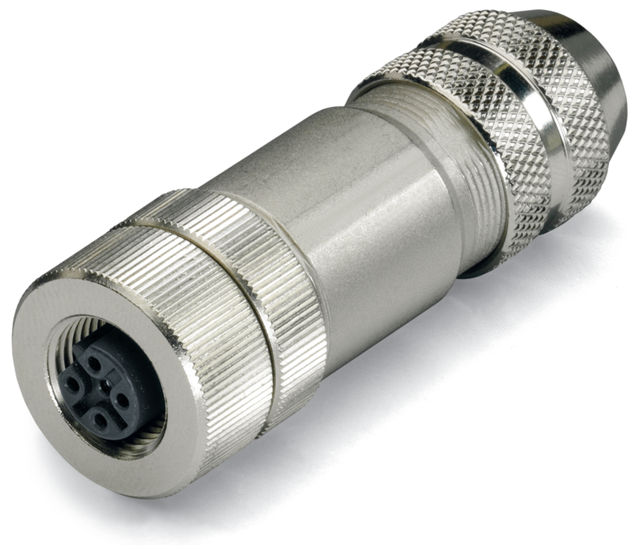 756-9402/060-000 Straight Accessory, M12 End Connection, 20 AWG Conductor, Die Cast Zinc