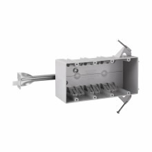 TP6180 Switch Box, PVC, 55 cu-in Capacity, 4 Gangs, 2-11/16 in D