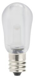 LED1S6830BL/74671 UltraLED Non-Dimmable Specialty Lamp, 1 W, 5 W Incandescent Equivalent, E12 Lamp Base, S6 Shape, 120 V AC