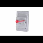 VSC 15/10 PVC WP SING. GANG COV. TOGGLE SWITCH KRALOY