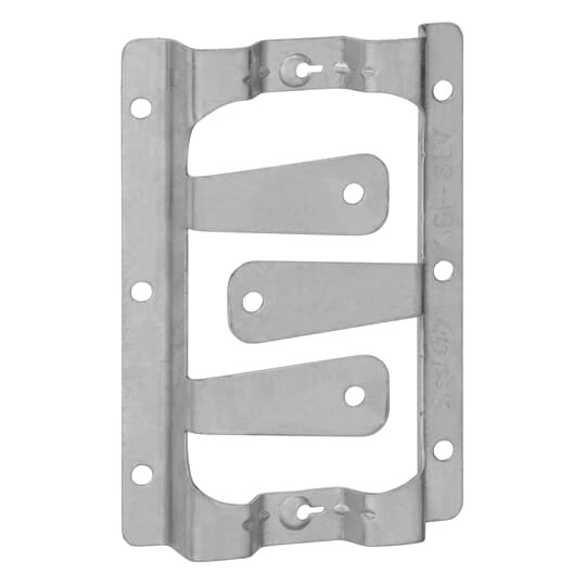 SSF-SLV Steel City Low Voltage Mounting Bracket, For Use With Old Work or New Work Metal or Wood Stud, Steel, Silver