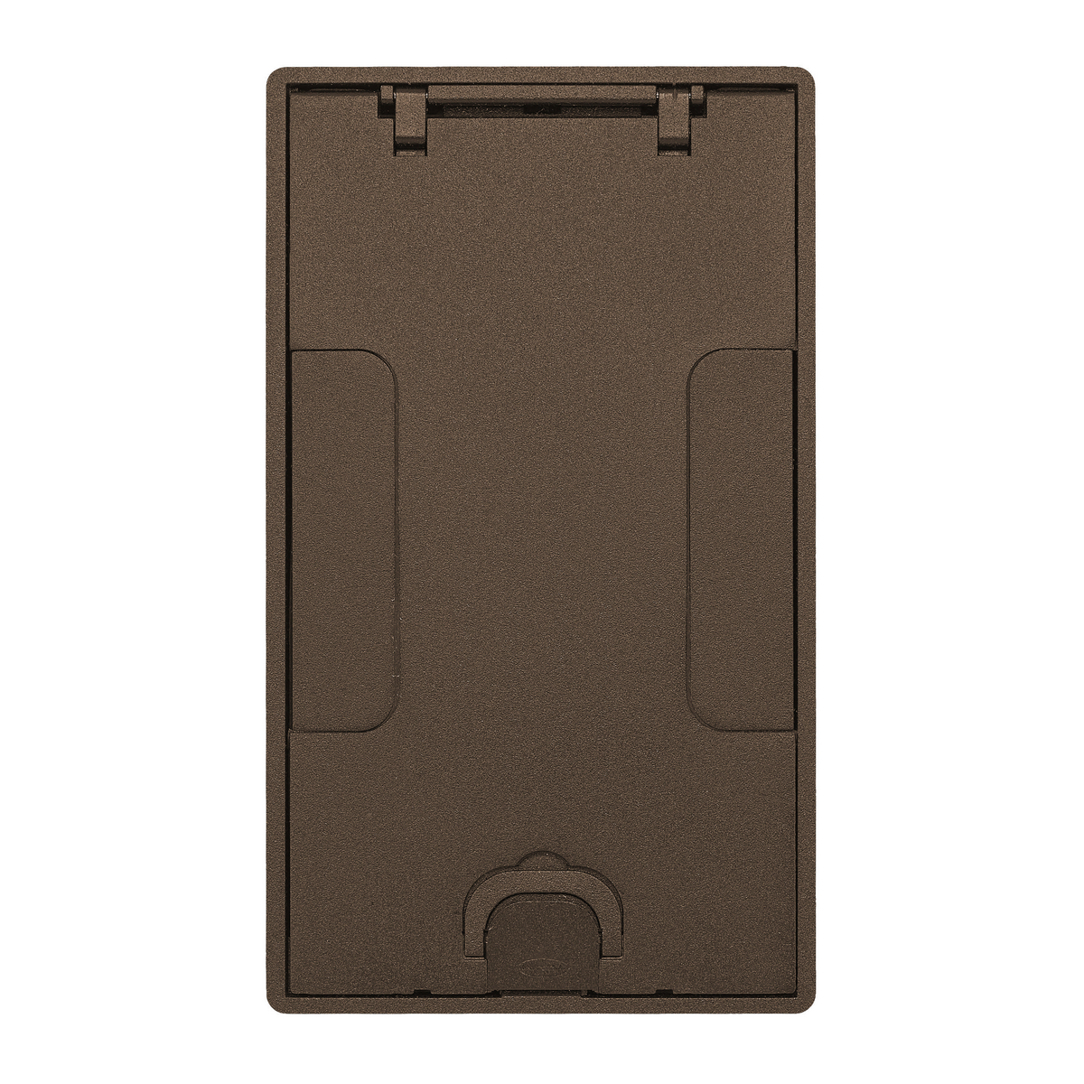 24GTCVRBRZ Non-Metallic Floor Box Cover, 10.69 in L x 6.19 in W, Cast Aluminum