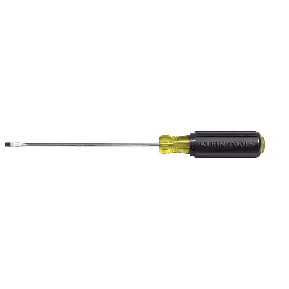 607-4 Cushion-Grip Miniature Screwdriver, 3/32 in Cabinet Point, Steel Shank, 6-3/4 in OAL, Acetate Handle, Polished Chrome, ANSI/ASME Specified