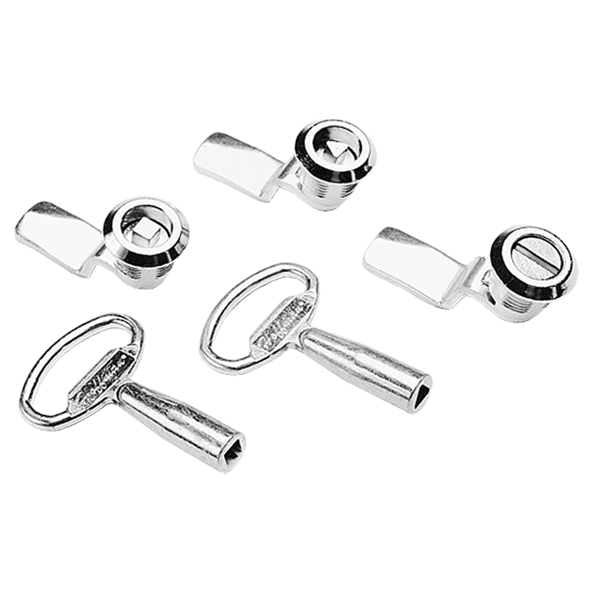 AL31 A80 Slotted Latch Kit, For Use With DesignLine Wall Mount Type 4/12 Enclosures, Steel, Zinc Plated