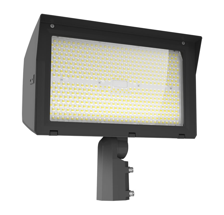 X22 FLOOD 320/280/240/200W 7H6V SLIPFITTER + TRUNNION 3000/4000/5000K PHOTOCELL BRONZE
