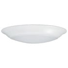 7-Inch LED Disk Light - 3000K - 6-Unit Contractor Pack - White Finish