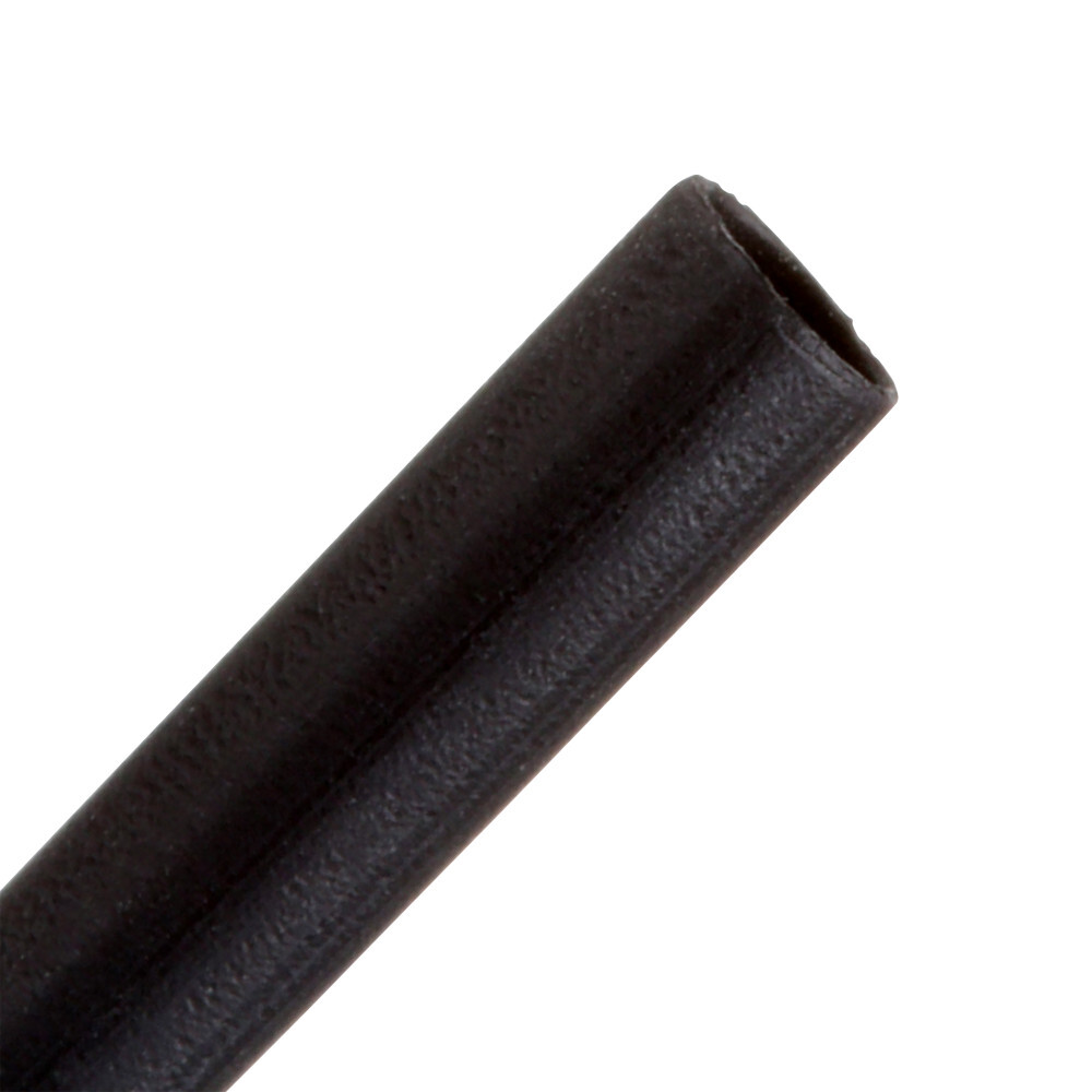 7100025699 Thin Wall Heat Shrink Tube, 3 in ID Expanded, 0.05 in ID Recovered, 100 ft L, Polyolefin, Black