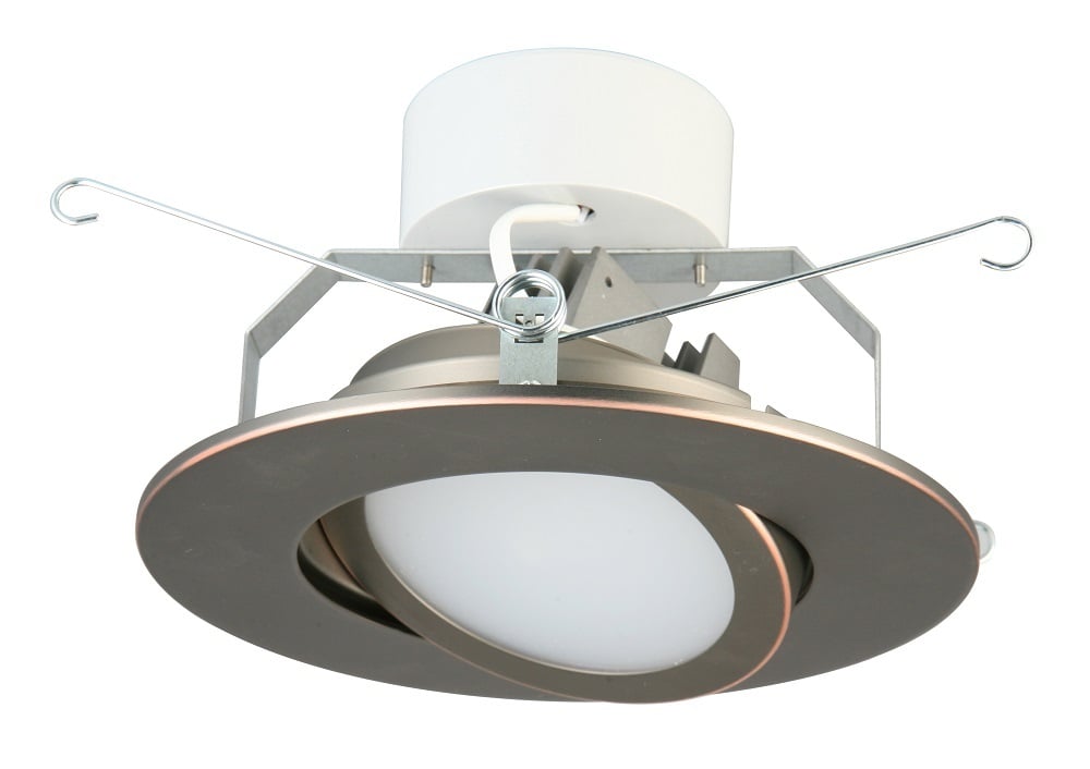 6G1ORB LED 30K 90CRI M6 6G1 Dimmable Round Retrofit LED Module, 11 W Fixture, 3-7/16 in Ceiling Opening, 120 VAC, Aluminum Housing
