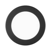 DLE6-TR-BK Round Trim Ring, For Use With DLE6 Series Downlight, 6 in Dia, Stamped Steel, Black