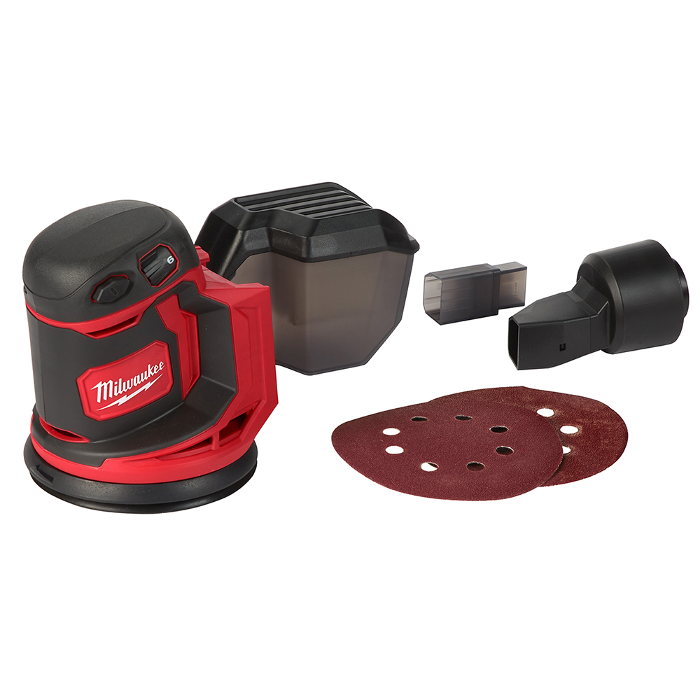 2648-20 M18 Cordless Random Orbit Sander, 5 in Dia Wheel, 18 V DC, 7000 to 12000 opm, Li-Ion Battery