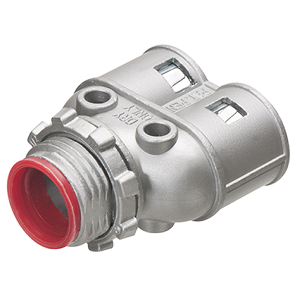3838A SNAP2IT Duplex MC Connector, 1/2 inch, Zinc die-cast