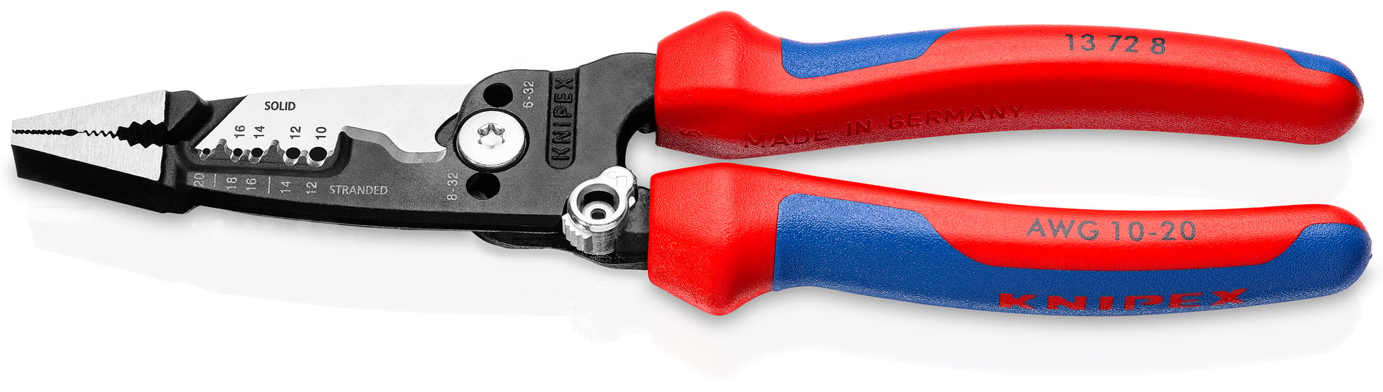 13 72 8 13 72 Component Handle Wire Stripper, 200 mm OAL