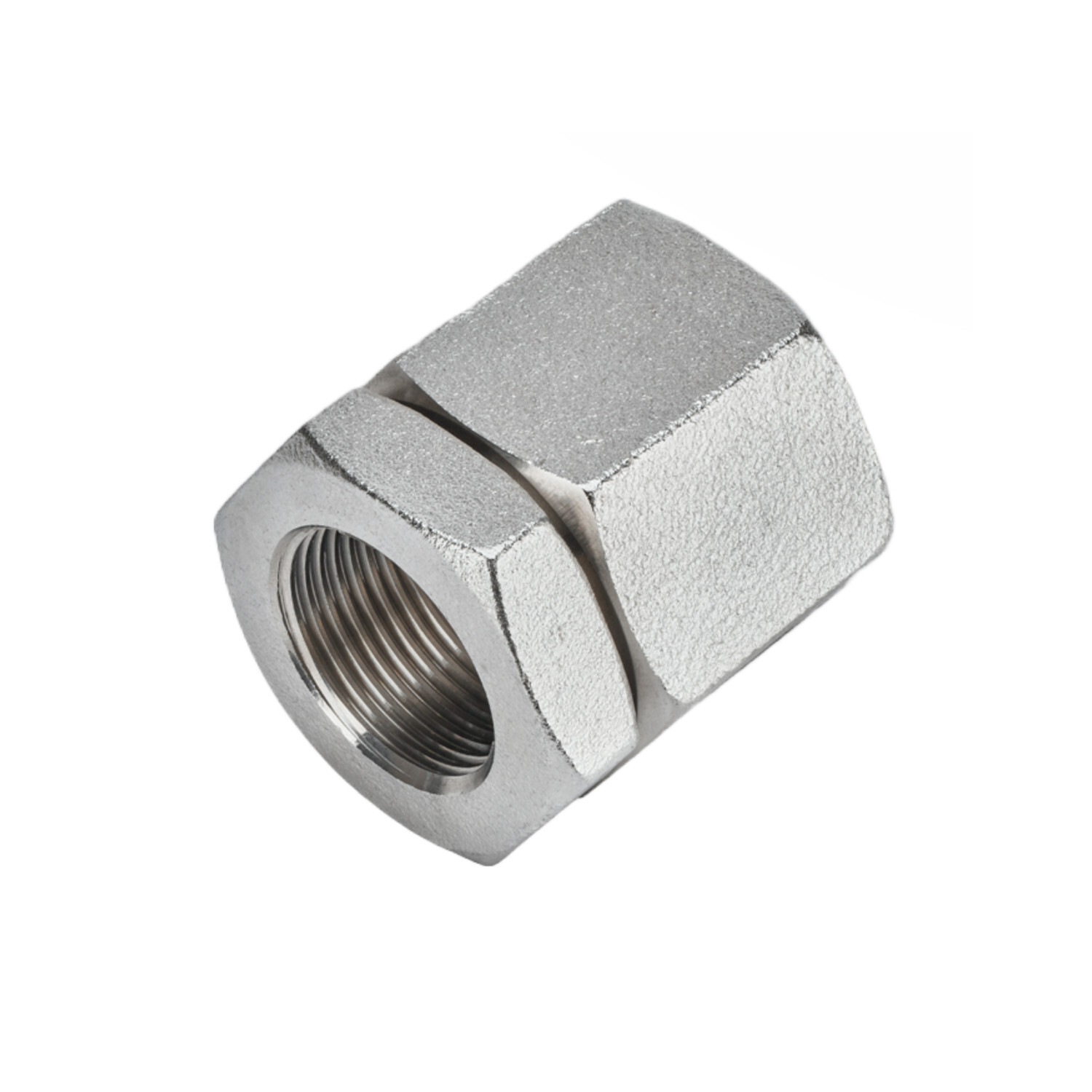 S620003U00 3-Piece Machine Tapered Female Thread Conduit Coupling, 2 in, For Use With Rigid Conduits, 316 Stainless Steel