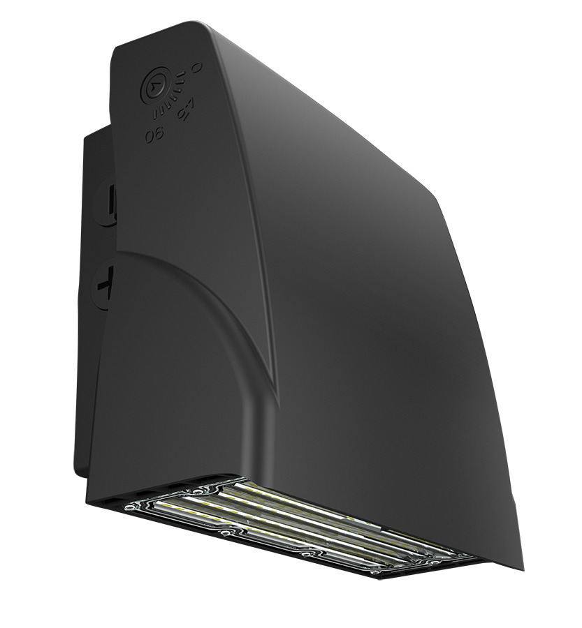 SLIM17FA15ADJ SLIM Outdoor Wallpack, 14 W Fixture, 120, 208, 240, 277 V, Bronze Housing