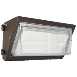 WALPAKN4C/120UNVD840/NC/BZ/P/65537 ValueLED Non-Cutoff Large Housing Wallpack, LED Lamp, 120 W Fixture, 120 to 277 V, Bronze Painted Housing