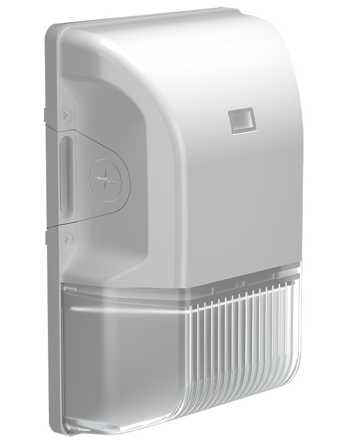 BRISK17FA30W BRISK Wallpack, LED Lamp, 30 W Fixture, 120, 208, 240, 277 V, White Housing