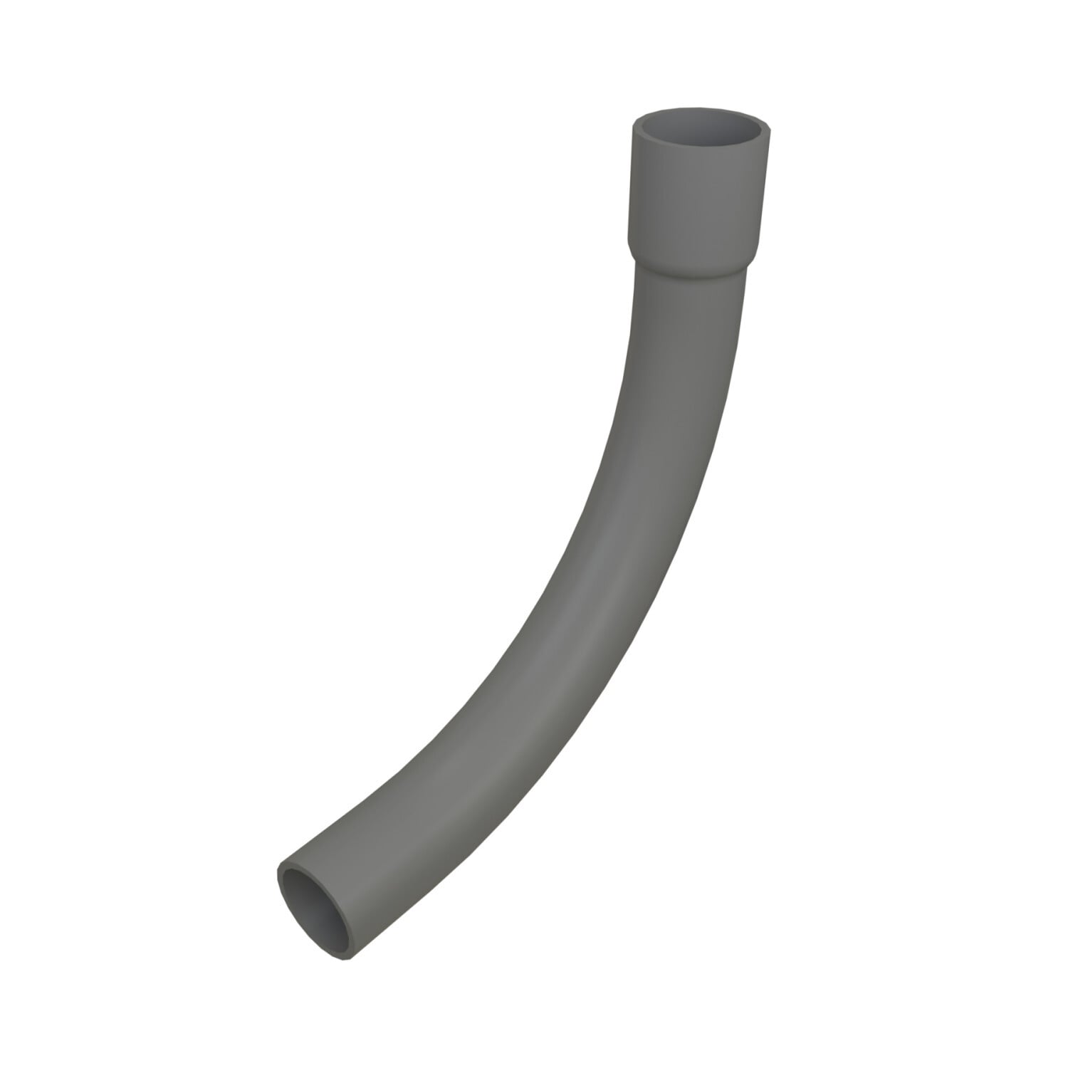 802764 Belled End Standard Radius Conduit Elbow, 6 in Trade, 90 deg, PVC